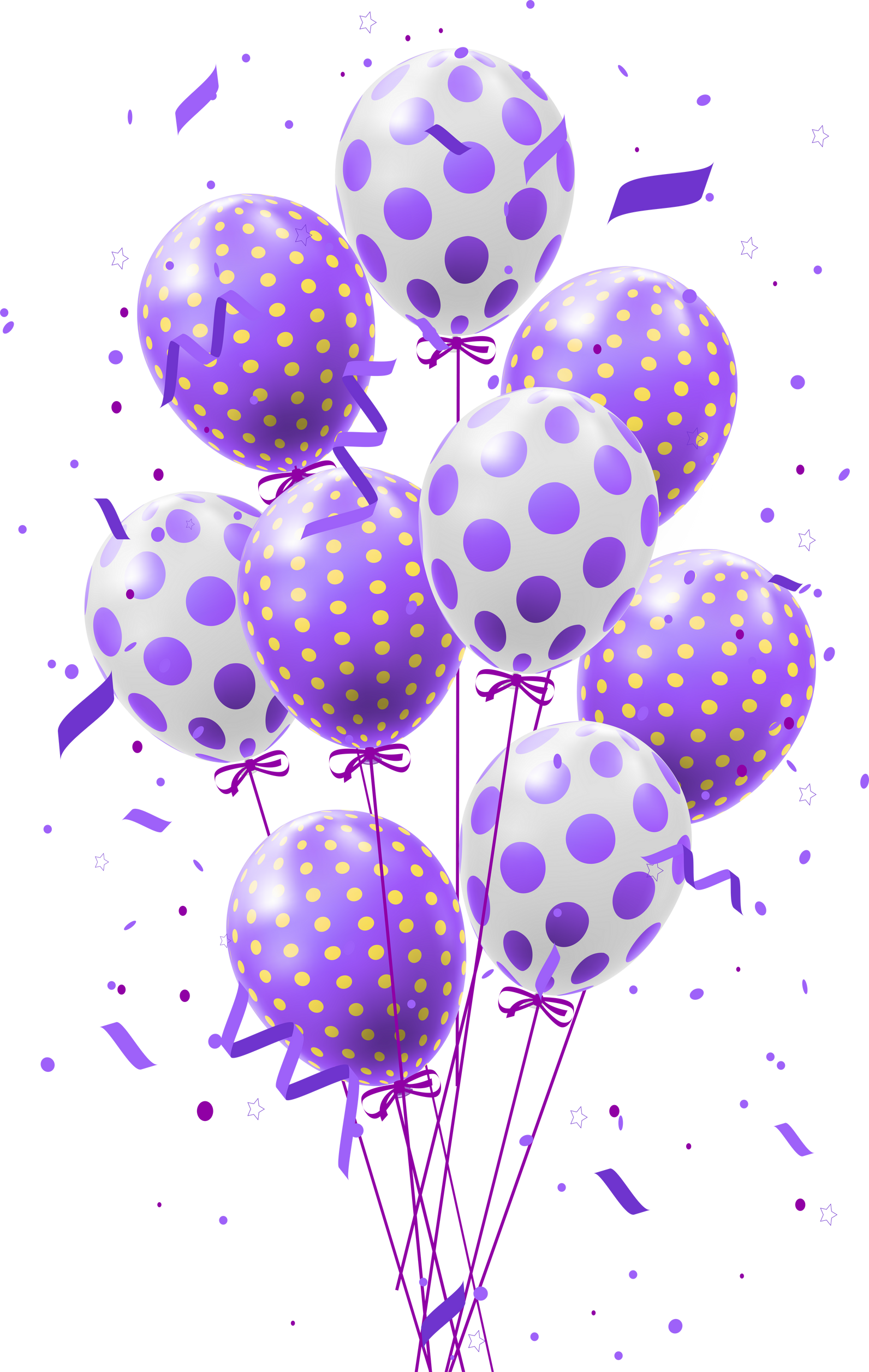 luxury purple balloon